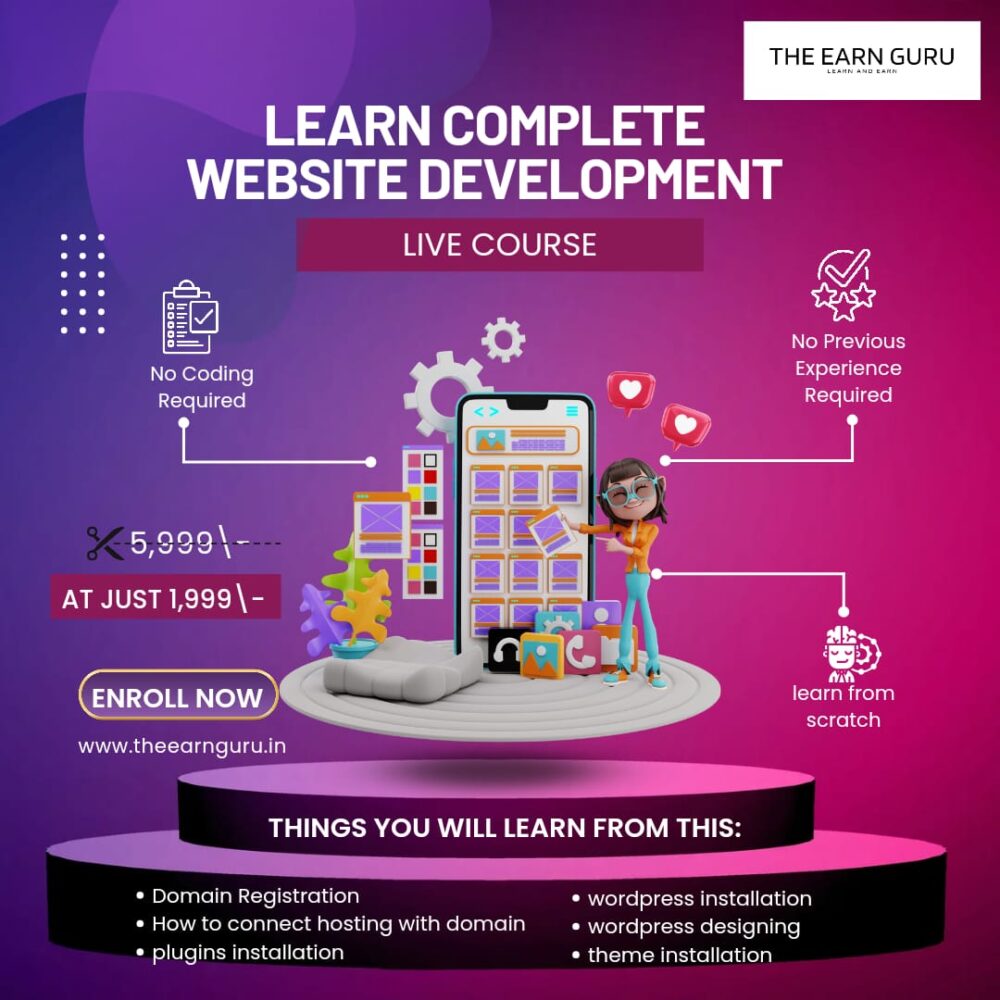 Website Development live class