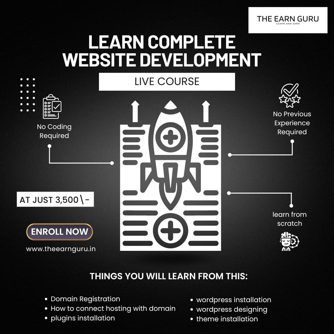 learn website development from scracth